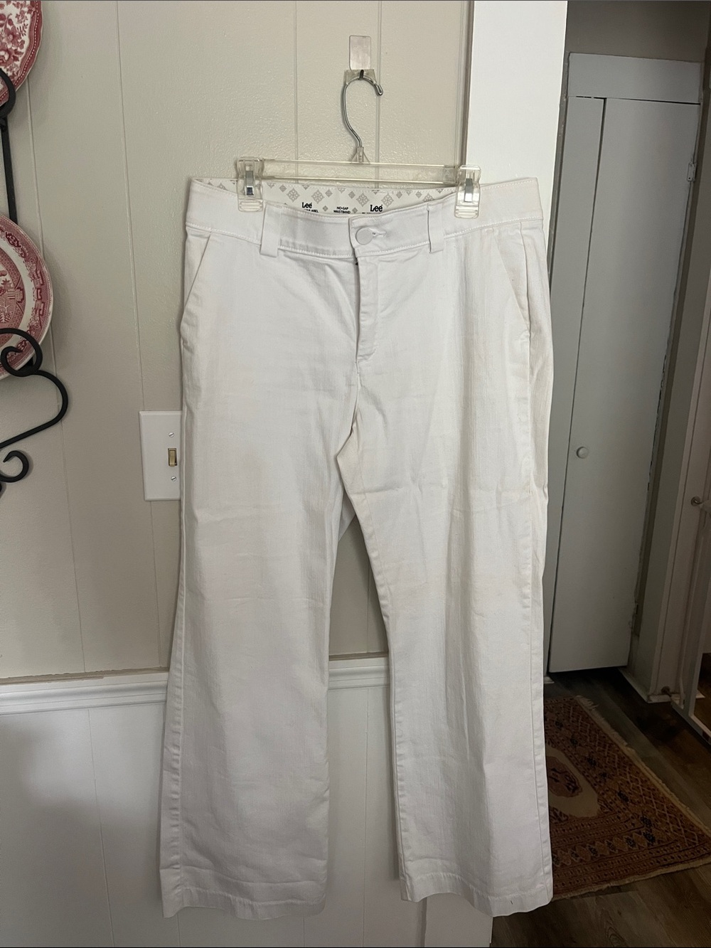 Lee Women's White Casual Chinos